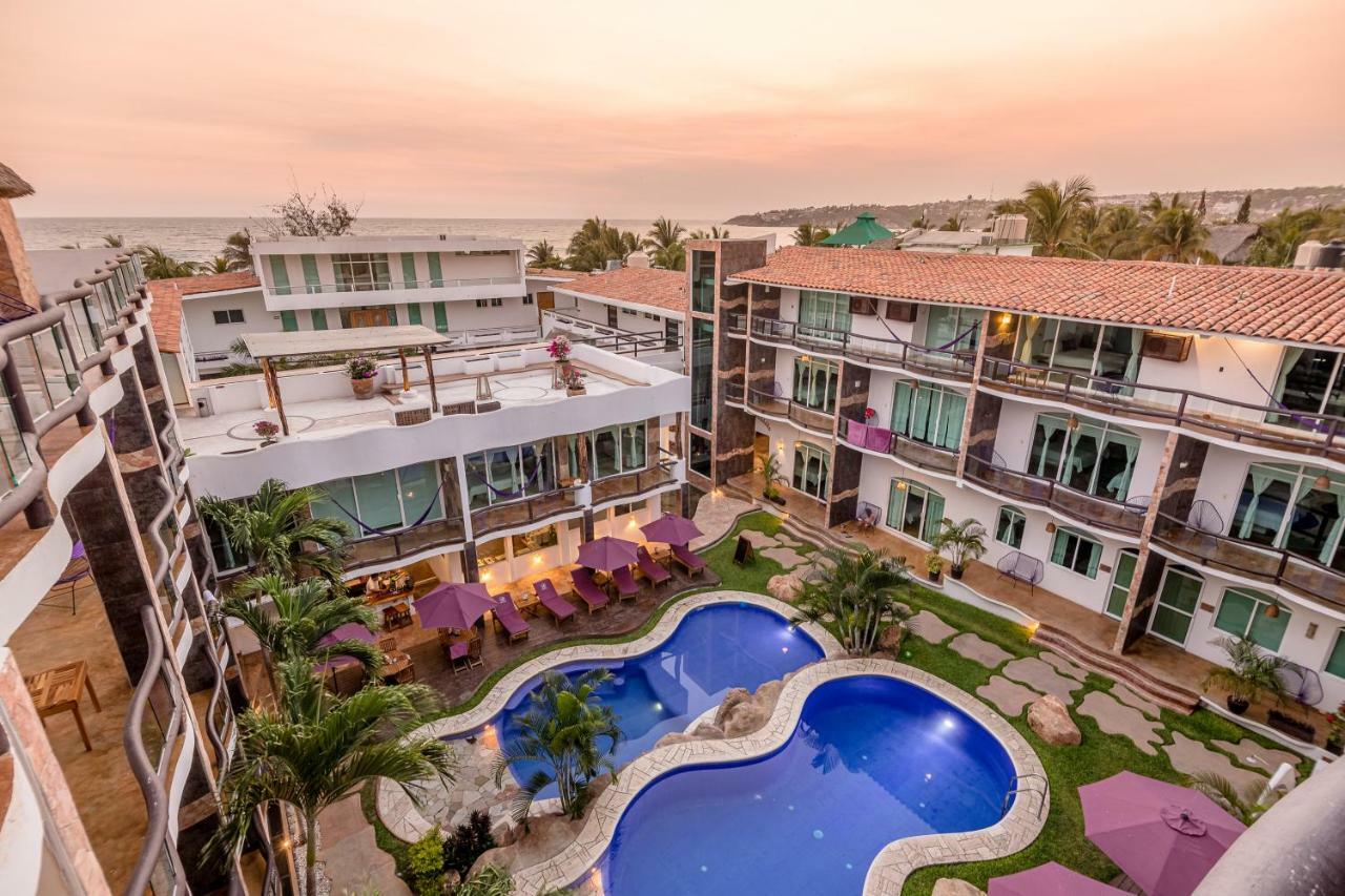 Hotel Rockaway ปูแอร์โตเอสกอนดิโด ภายนอก รูปภาพ